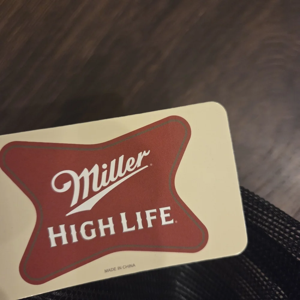 Miller High Life Black and Gold Hat - Picture 2 of 3